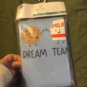 Awesome “Dream Team” milk & cookies PJ set